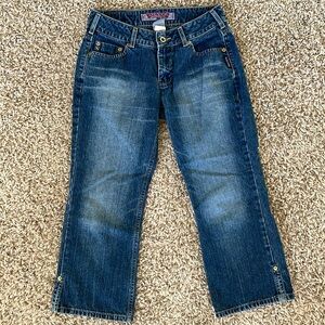 Women’s Silver Cropped Jeans Size 27